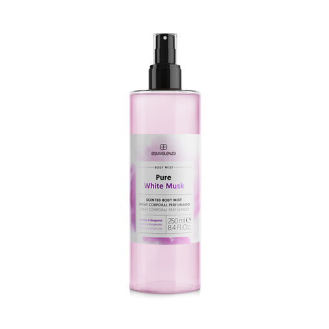 Body Mist Pure White Musk (white musk, jasmim e bergamota)