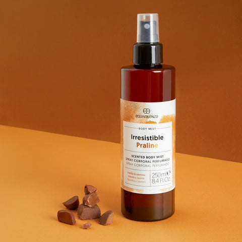 Body Mist Irresistible Praline (praliné, baunilha e jasmim)