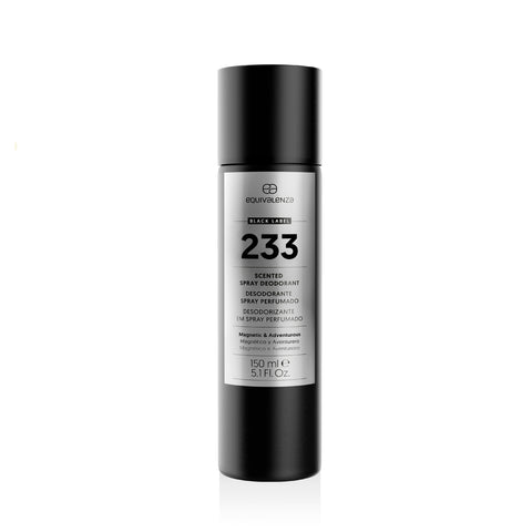 Desodorizante spray perfumado Black Label 233