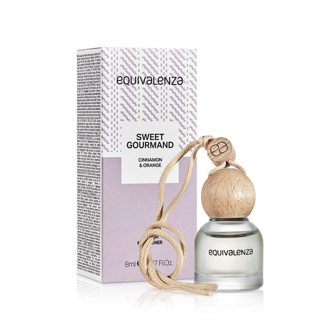Ambientador de carro Sweet Gourmand (canela e laranja)