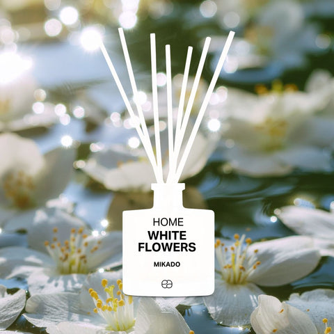 Mikado White Flowers (Flores brancas e Flor de laranjeira)