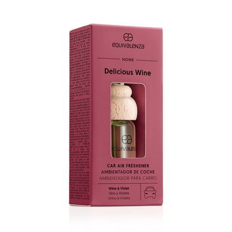 Ambientador de carro Delicious Wine (vinho e violeta)