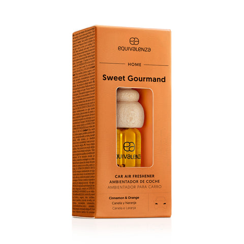 Ambientador de carro Sweet Gourmand (canela e laranja)