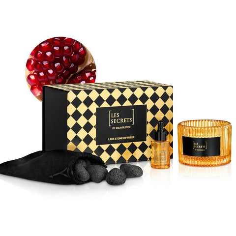 Difusor de Pedras de Lava Les Secrets Grenade Rouge