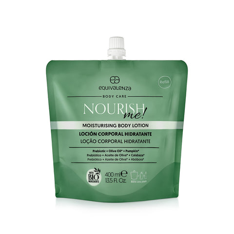 NOURISH ME! Loção corporal hidratante 400 ml (RECARGA)